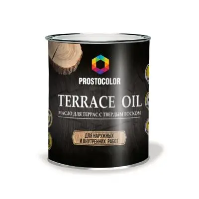 Масла для дерева Prostocolor масло для террас prostocolor, цвет пралине, 0,75л
