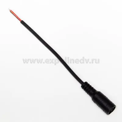 Выключатели, датчики, коннекторы коннектор 5,5 "мама" с проводом подключения 12v